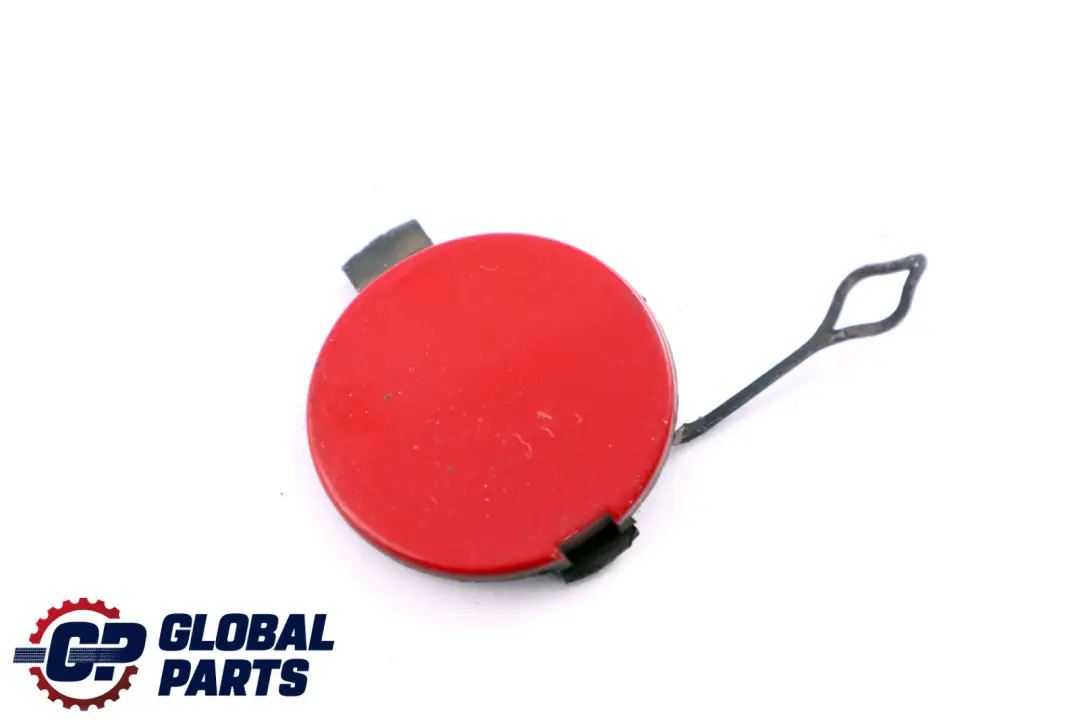 Copertura Traino Paraurti Posteriore Rosso Chili per Mini Cooper One R50 R52 R53 con numero di parte 0029958 Mini Cooper One R50 R52 R53 Copertura Traino Paraurti Posteriore Rosso Chili - SKU P0029958-CHRED - Numero di parte 0029958