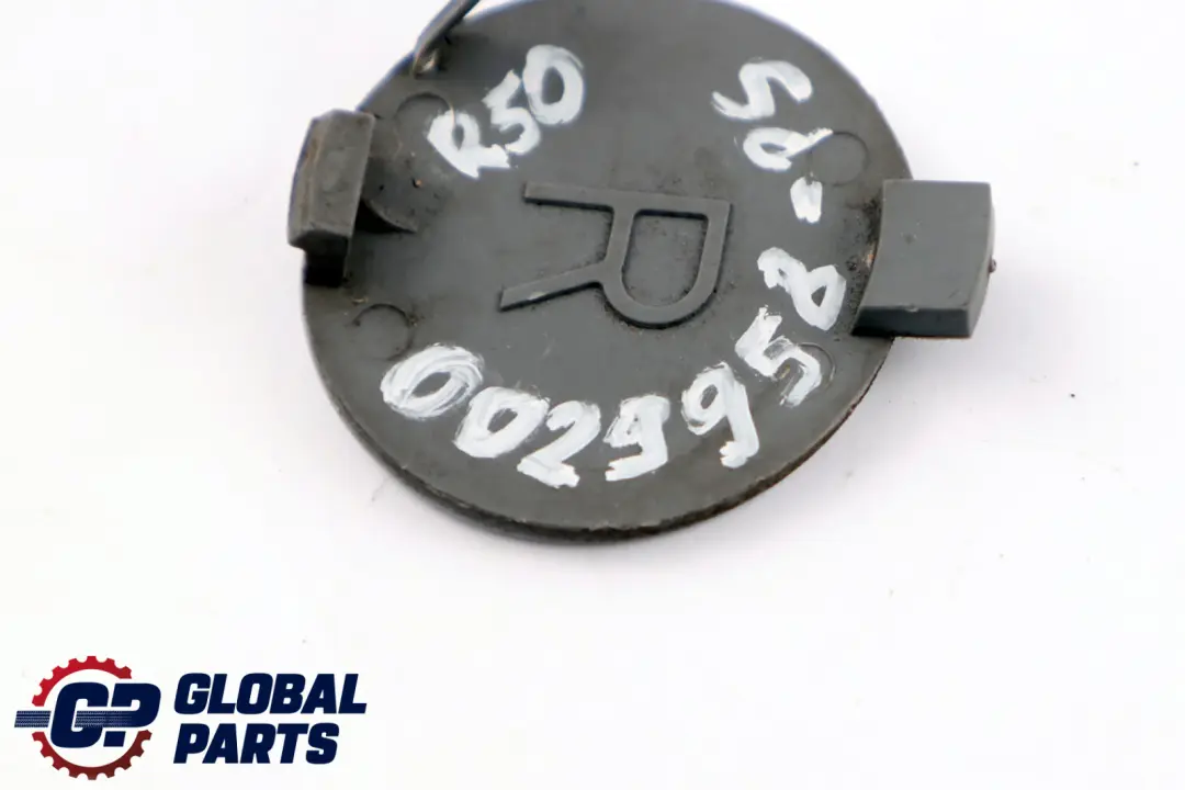 Mini Cooper One R50 R52 R53 Cover Towing Eye Paraurti Posteriore Argento Puro - SKU 0029958-PS - Numero di parte 0029958