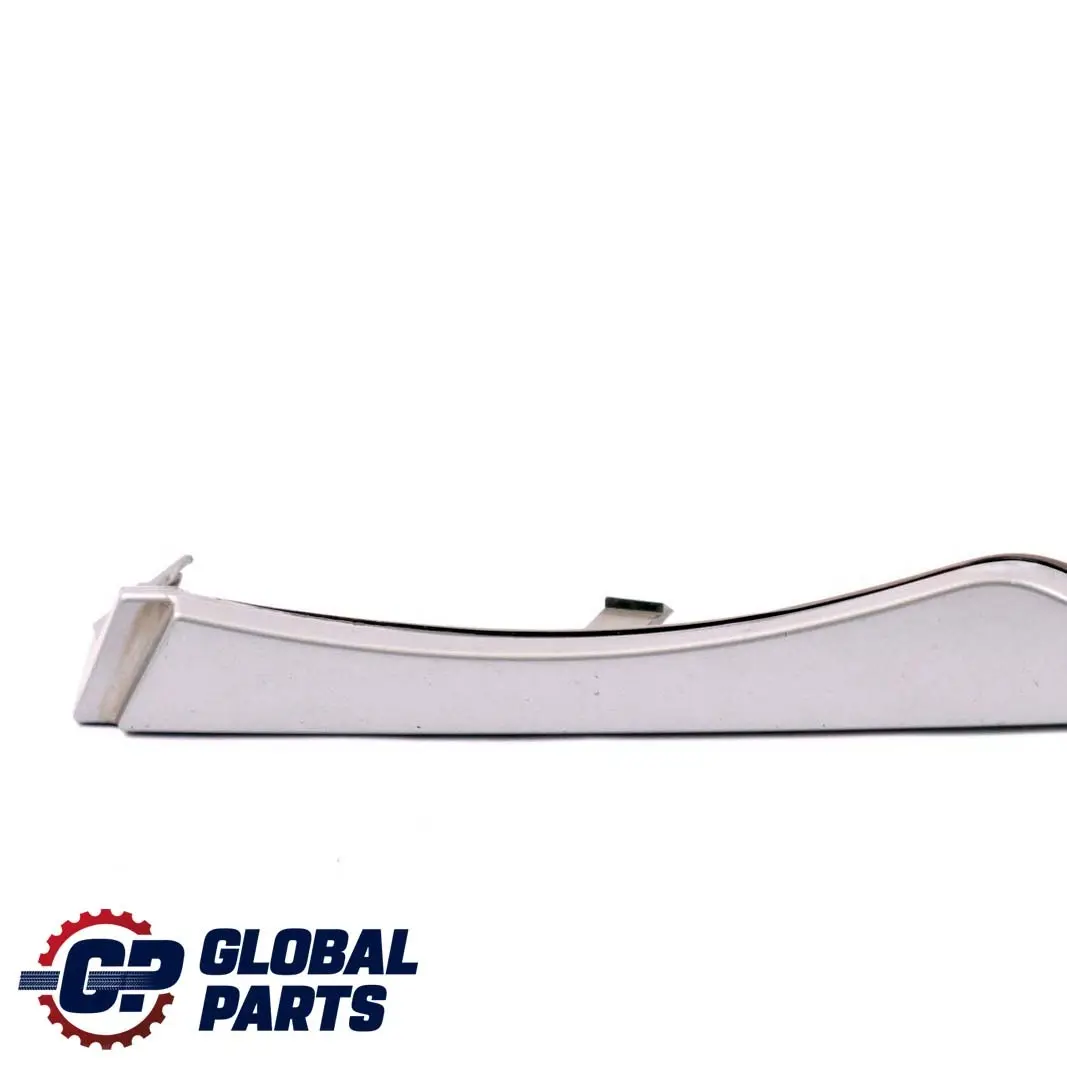 BMW 3 E46 Front Headlight Grille Cover Left N/S Trim Silbergrau Silver Grey A08 - SKU P0030404-SBG - Part number 0030404