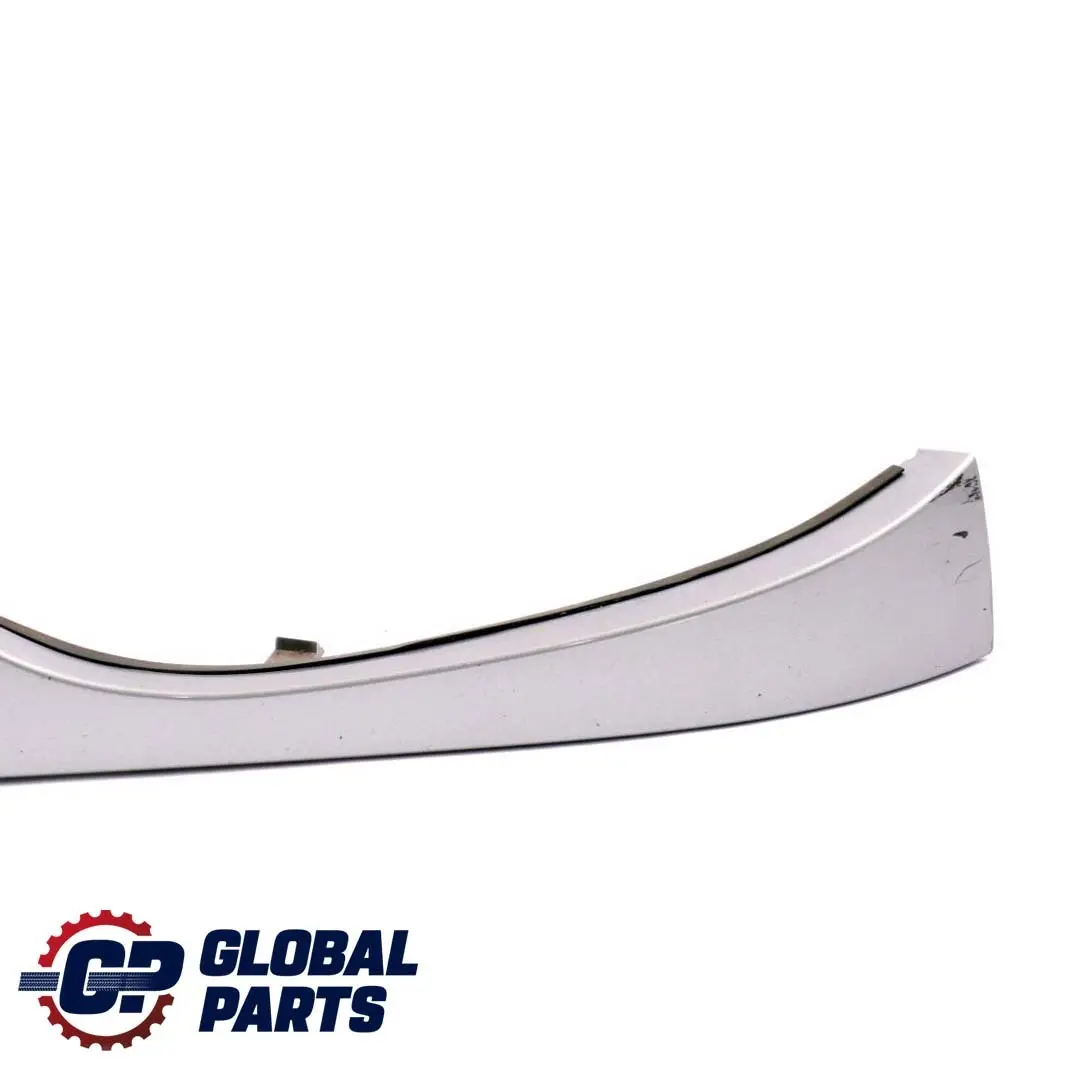 BMW 3 E46 Front Headlight Grille Cover Left N/S Trim Silbergrau Silver Grey A08 - SKU P0030404-SBG - Part number 0030404