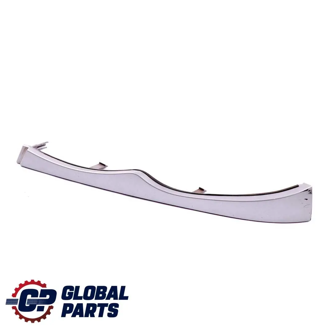 BMW 3 E46 Front Headlight Grille Cover Left N/S Trim Silbergrau Silver Grey A08 - SKU P0030404-SBG - Part number 0030404
