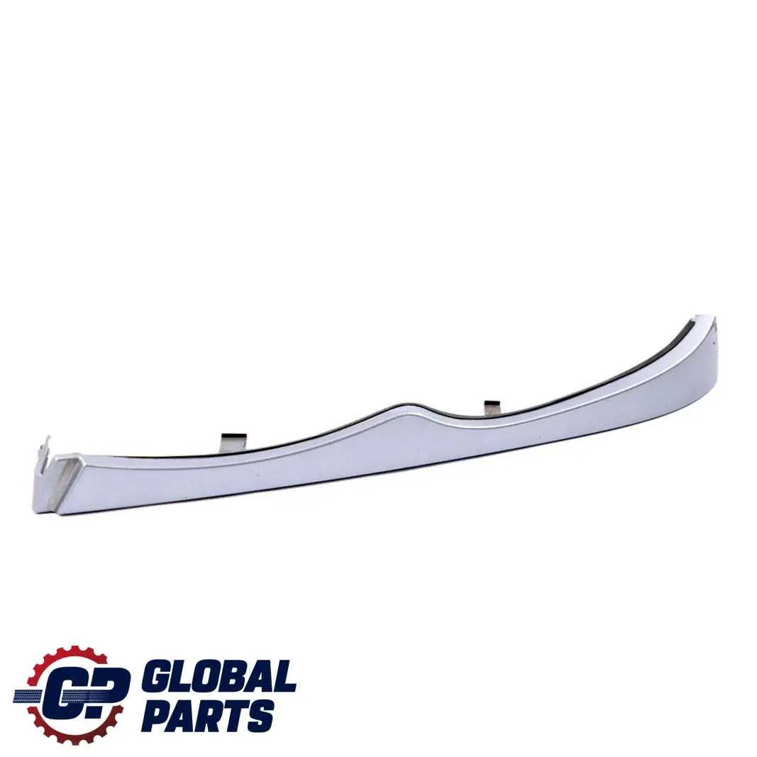 BMW 3 E46 Front Headlight Grille Cover Left N/S Trim Silbergrau Silver Grey A08 - SKU P0030404-SBG - Part number 0030404