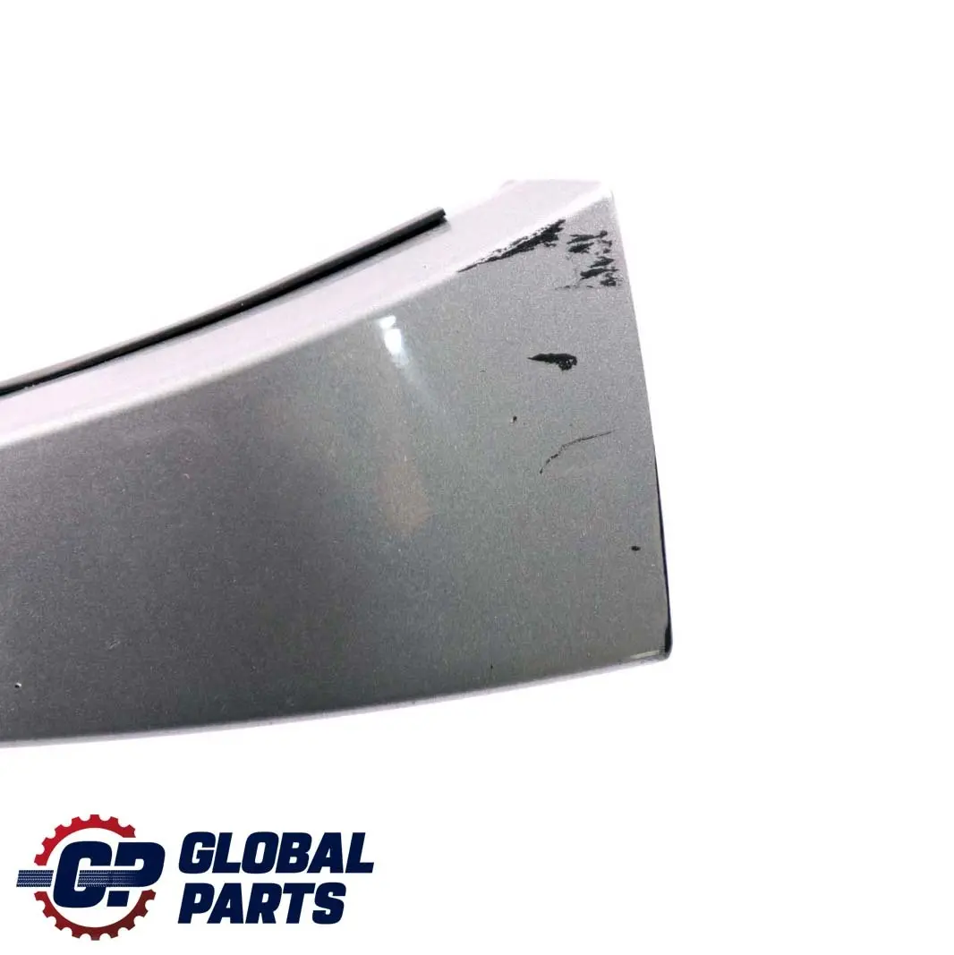 BMW 3 E46 Front Headlight Grille Cover Left N/S Trim Silbergrau Silver Grey A08 - SKU P0030404-SBG - Part number 0030404