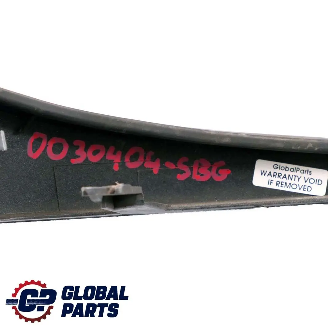 BMW 3 E46 Front Headlight Grille Cover Left N/S Trim Silbergrau Silver Grey A08 - SKU P0030404-SBG - Part number 0030404