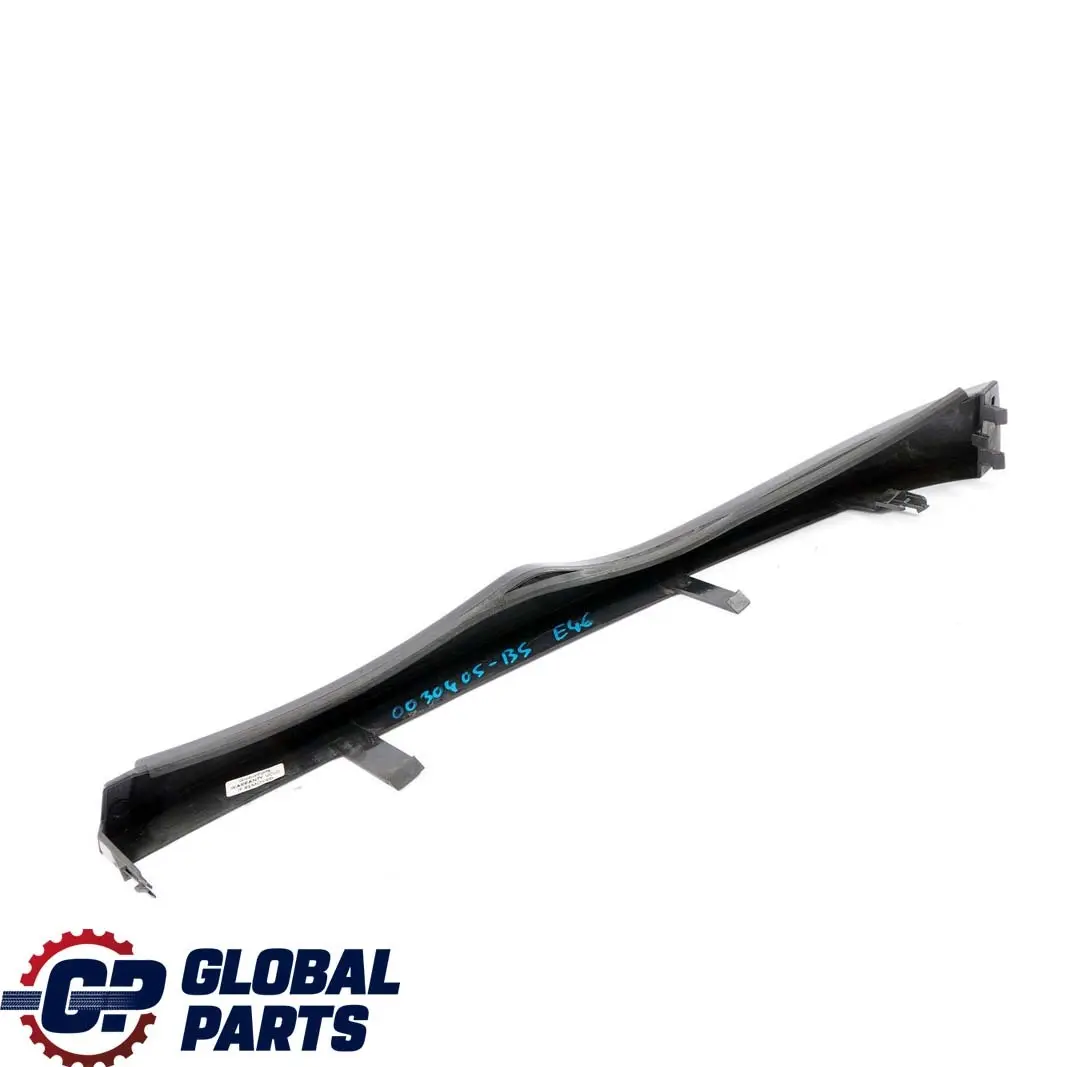 BMW 3 E46 Scheinwerfer Abdeckung Blende Vorne Rechts Black Sapphire Schwarz - SKU P0030405-BS - Teilenummer 0030405
