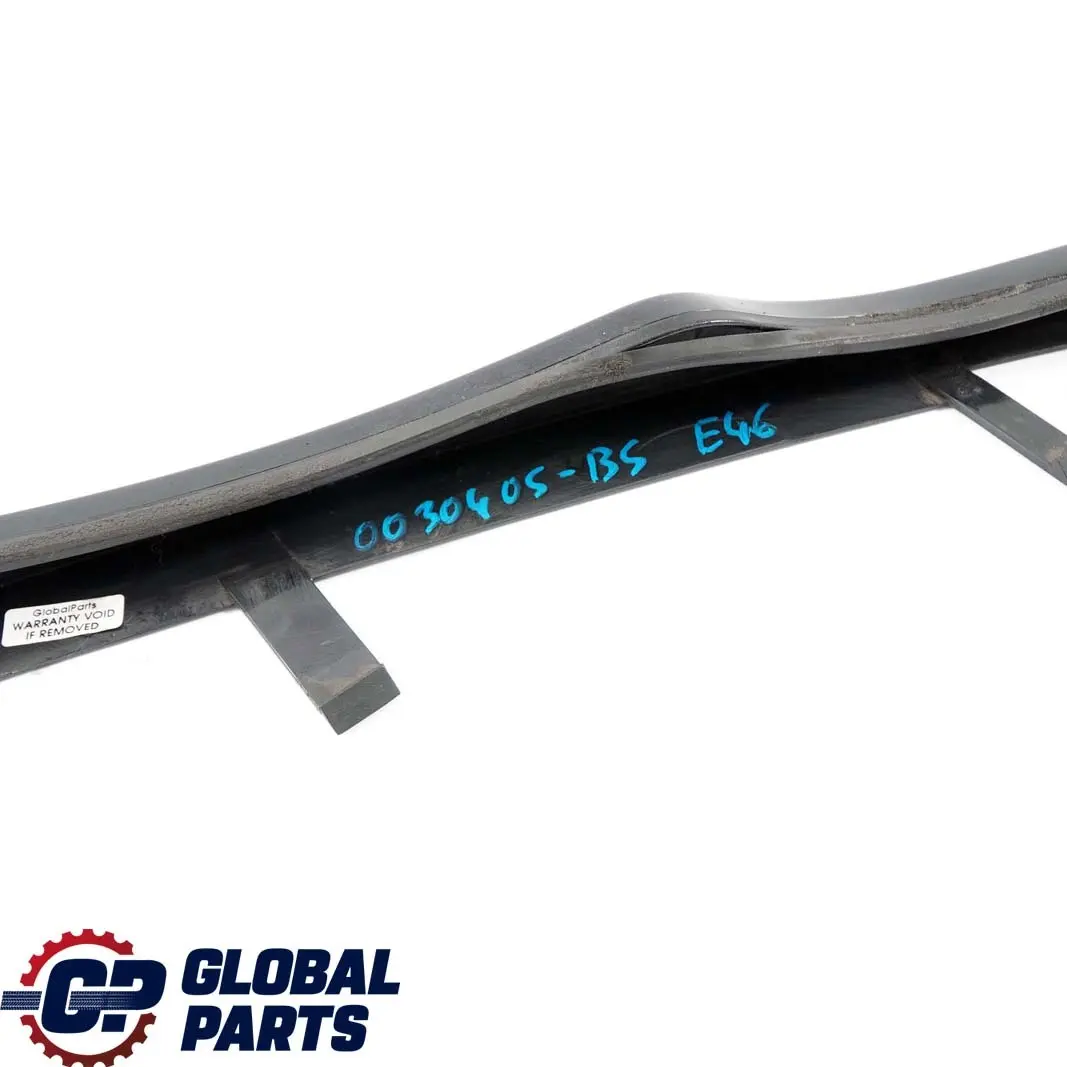 BMW 3 E46 Front Headlight Grille Cover Right O/S Trim Black Sapphire Metallic - SKU P0030405-BS - Part number 0030405