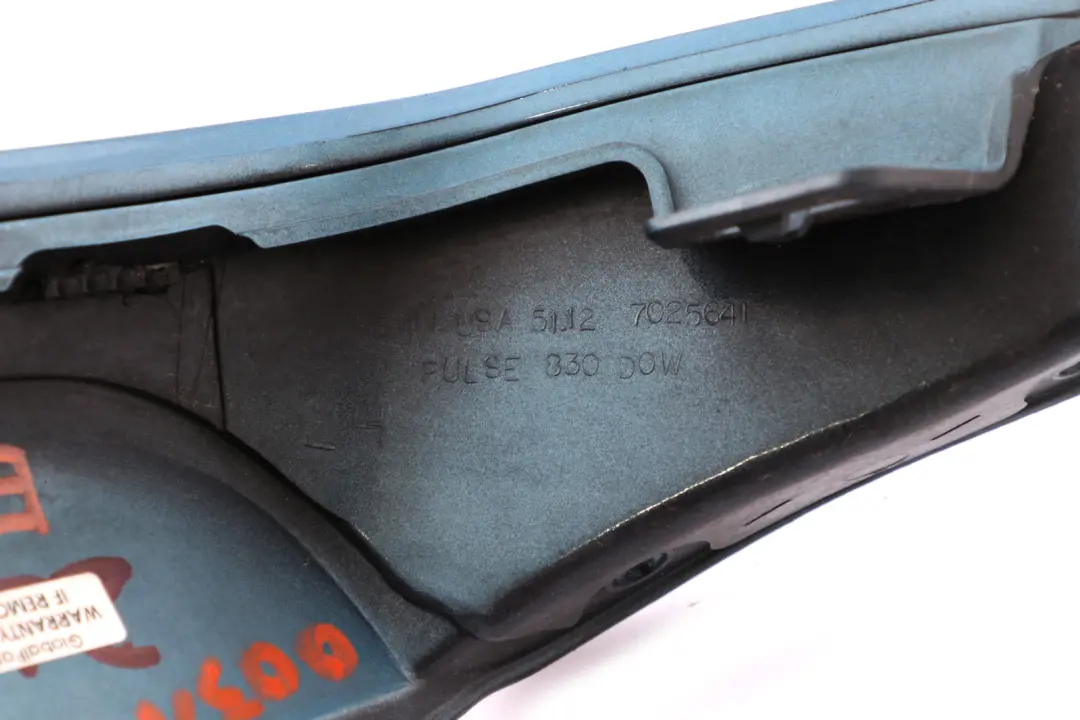 Frame Cover Light Rear Left N/S Maledivenblau to BMW Z4 Series E85 with Part number 0031017 BMW Z4 Series E85 Frame Cover Light Rear Left N/S Maledivenblau - SKU P0031017-MAB - Part number 0031017