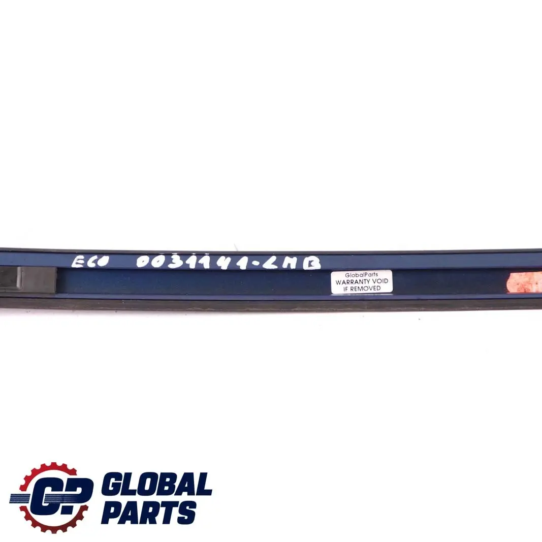 Left Roof Moulding Railing Gutter N/S Le Mans Blau Blue 381 to BMW 5 Series E60 with Part number 0031141 BMW 5 Series E60 Left Roof Moulding Railing Gutter N/S Le Mans Blau Blue 381 - SKU P0031141-LMB - Part number 0031141