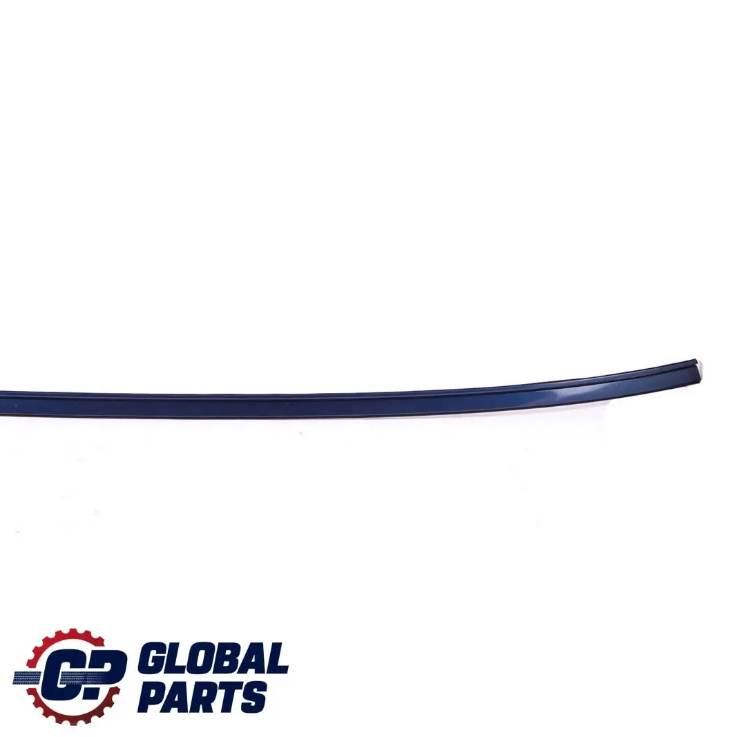 BMW 5 Series E60 Left Roof Moulding Railing Gutter N/S Le Mans Blau Blue 381 - SKU P0031141-LMB - Part number 0031141