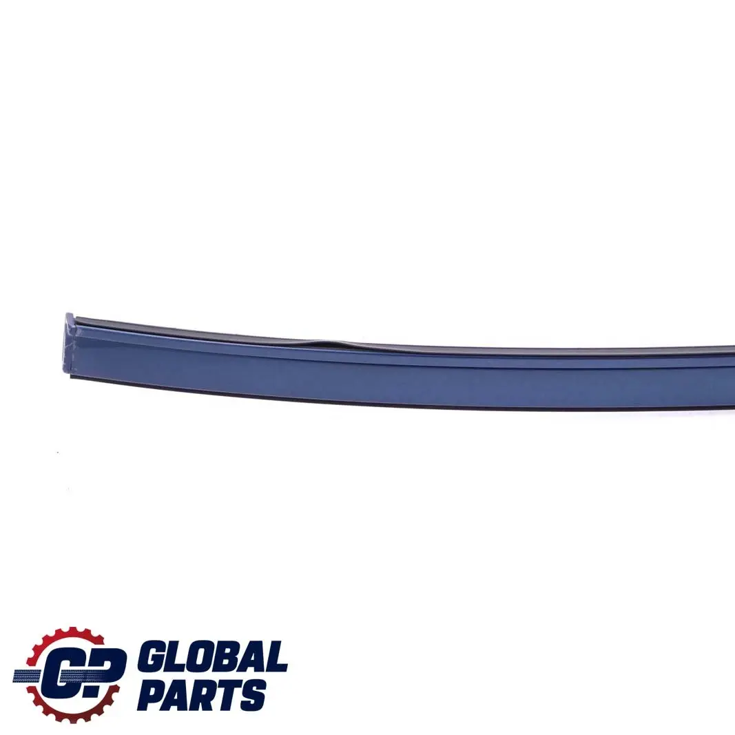 BMW 5 Series E60 Left Roof Moulding Railing Gutter N/S Le Mans Blau Blue 381 - SKU P0031141-LMB - Part number 0031141