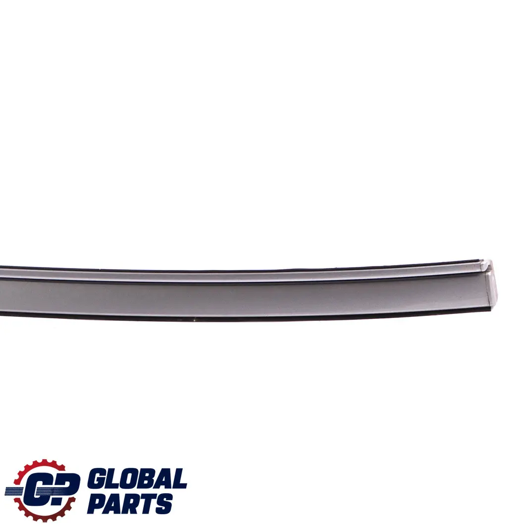 BMW E60 Modanatura Tetto Grondaia Sinistra Grigio Argento - A08 - SKU P0031141-SBG - Numero di parte 0031141