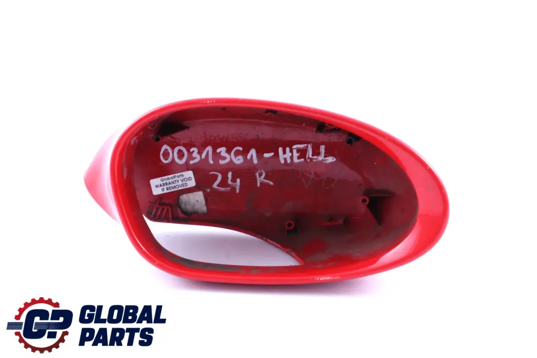 Right Cover Cap O/S Casing Wing Mirror Hellrot Red 314 to BMW Z4 Series E85 E86 with Part number 0031361 BMW Z4 Series E85 E86 Right Cover Cap O/S Casing Wing Mirror Hellrot Red 314 - SKU P0031361-HELL - Part number 0031361