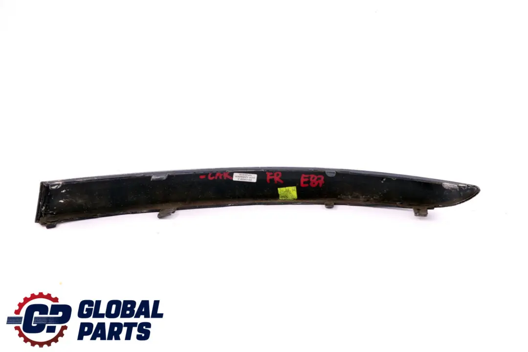 BMW 1 Series E87 Bumper Guard Strip Front Right O/S Carbonschwarz - SKU P0032638-CAR - Part number 7124500