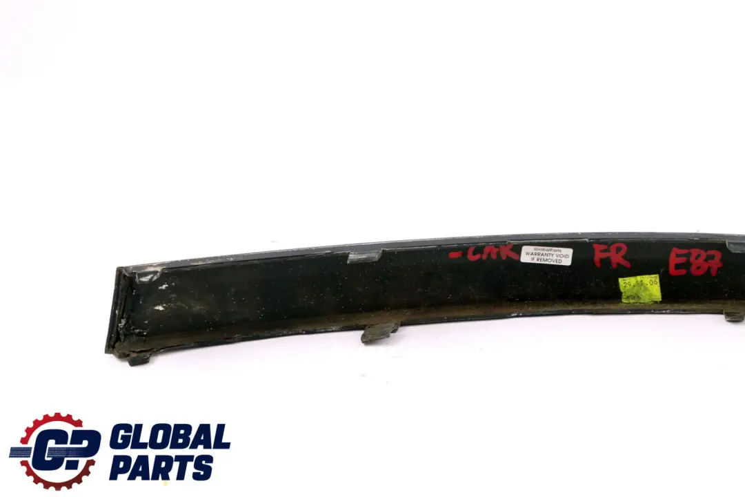 BMW 1 Series E87 Bumper Guard Strip Front Right O/S Carbonschwarz - SKU P0032638-CAR - Part number 7124500