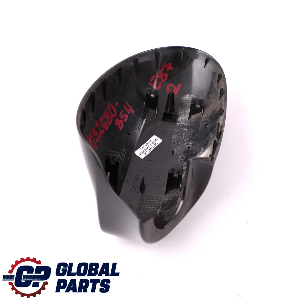 BMW E81 E87 4 Exterior Cover Cap Right O/S Wing Mirror Black Sapphire Metallic - SKU P0032680-BS4 - Part number 0032680