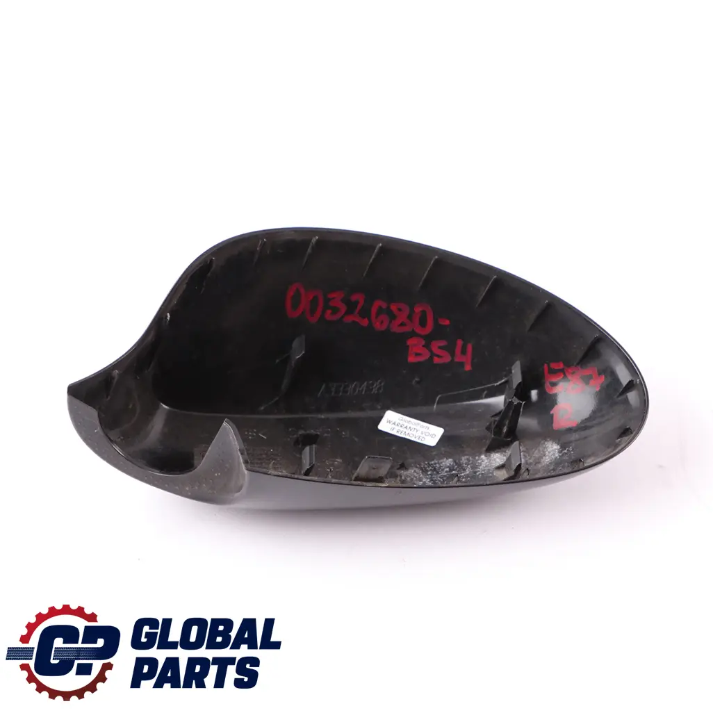 BMW 1 er E81 E87 4 Spiegel Abdeckung Abdeckkappe Links Black Schwarz Sapphire - SKU P0032680-BS4 - Teilenummer 0032680