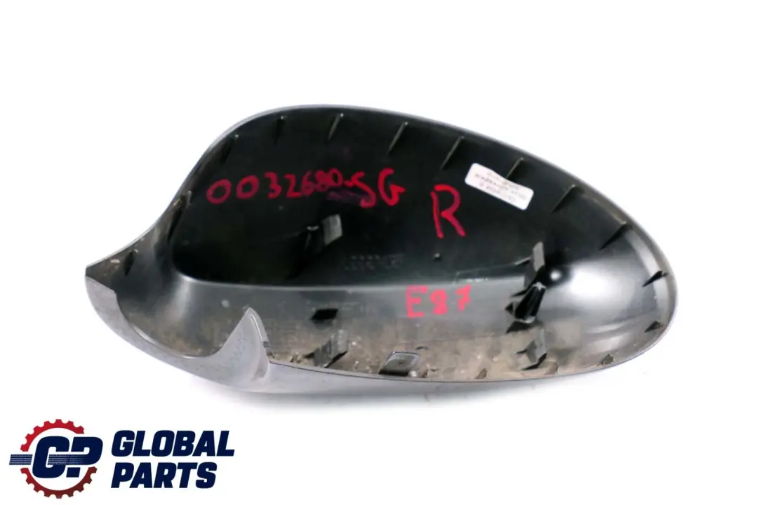 BMW E87 Right O/S Cover Cap Casing Wing Mirror Sparkling Graphite A22 - SKU P0032680-SG - Part number 0032680