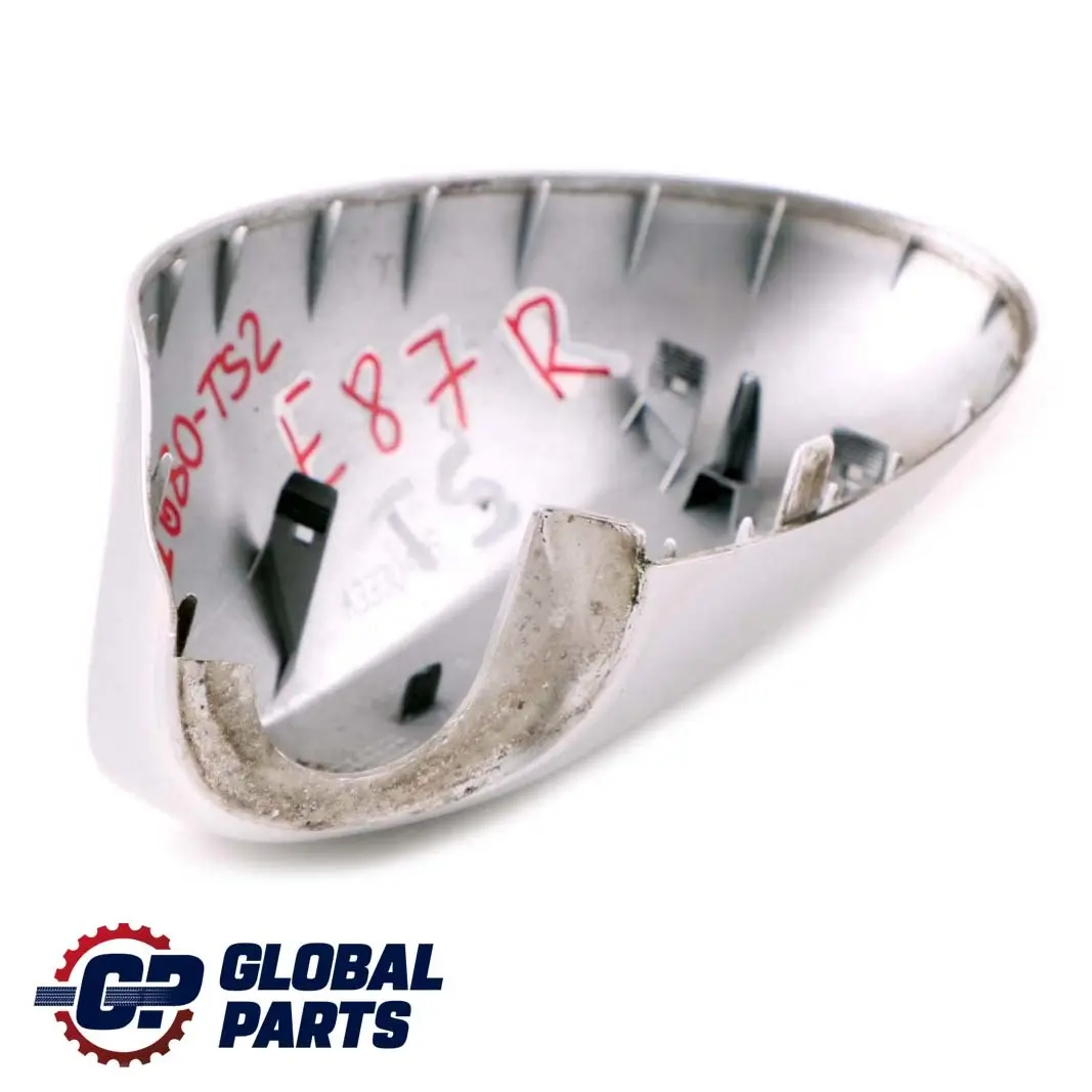 BMW 1 Series 2 E87 Right O/S Cover Cap Casing Wing Mirror Titansilber Silver - SKU P0032680-TS2 - Part number 0032680