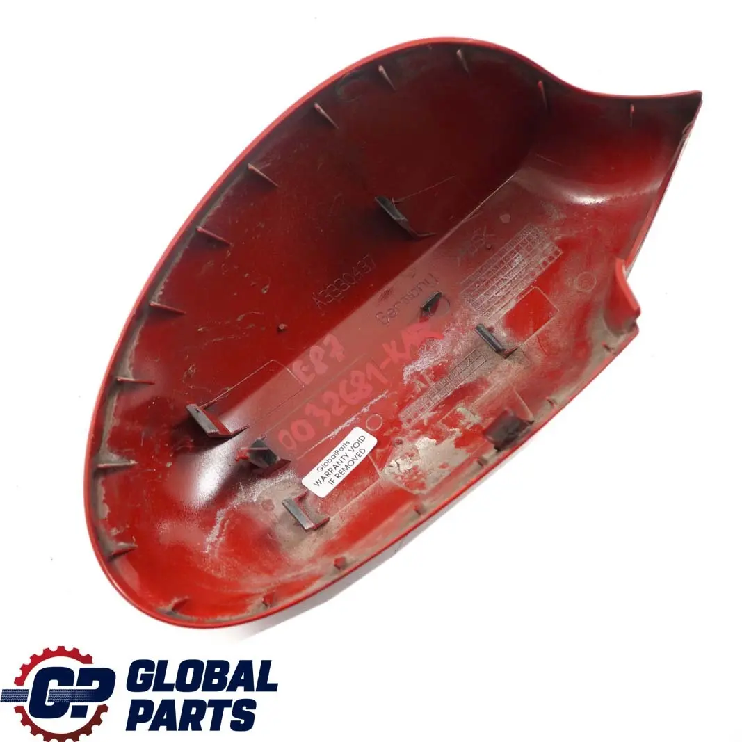 BMW 1 Series E87 Cover Cap Casing Left Wing Mirror N/S Karmesinrot Crimson Red - SKU P0032681-KAR - Part number 0032681