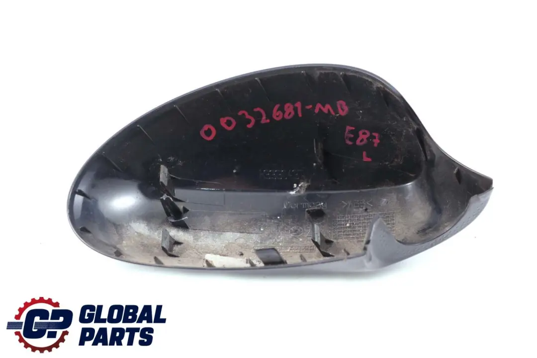 Left N/S Cover Cap Casing Wing Mirror Monacoblau Blue to BMW 1 Series E87 with Part number 0032681 BMW 1 Series E87 Left N/S Cover Cap Casing Wing Mirror Monacoblau Blue - SKU P0032681-MB1 - Part number 0032681