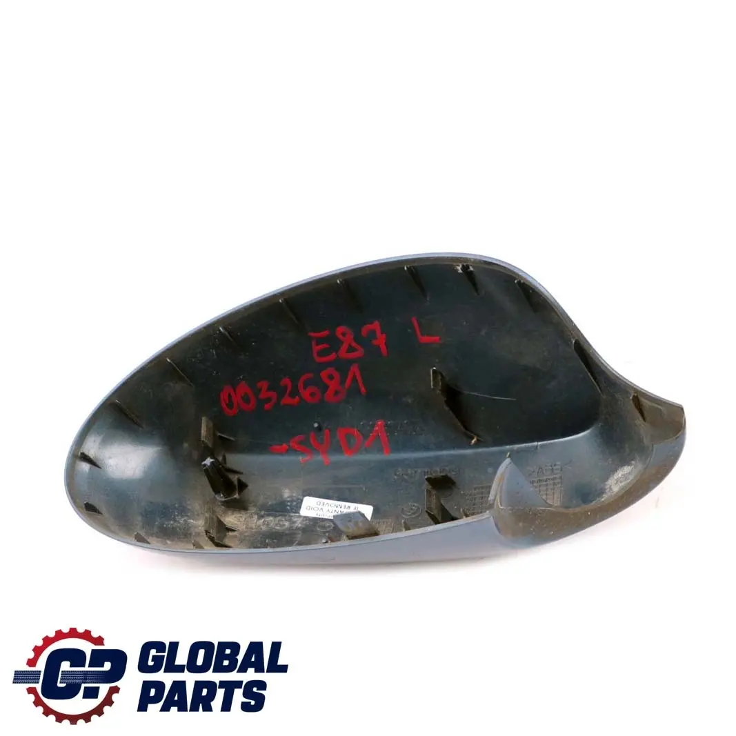 BMW E81 E87 Tapa espejo lateral izquierda Azul metálico Sydneyblau - SKU P0032681-SYD1 - Número de pieza 0032681