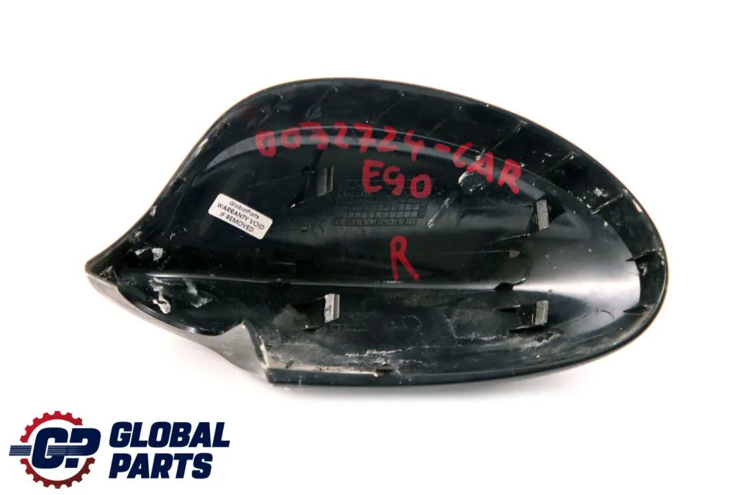 BMW 3 er E90 E91 Rechte Abdeckkappe Kotflügelspiegel Carbonschwarz Schwarz - SKU P0032724-CAR - Teilenummer 0032724