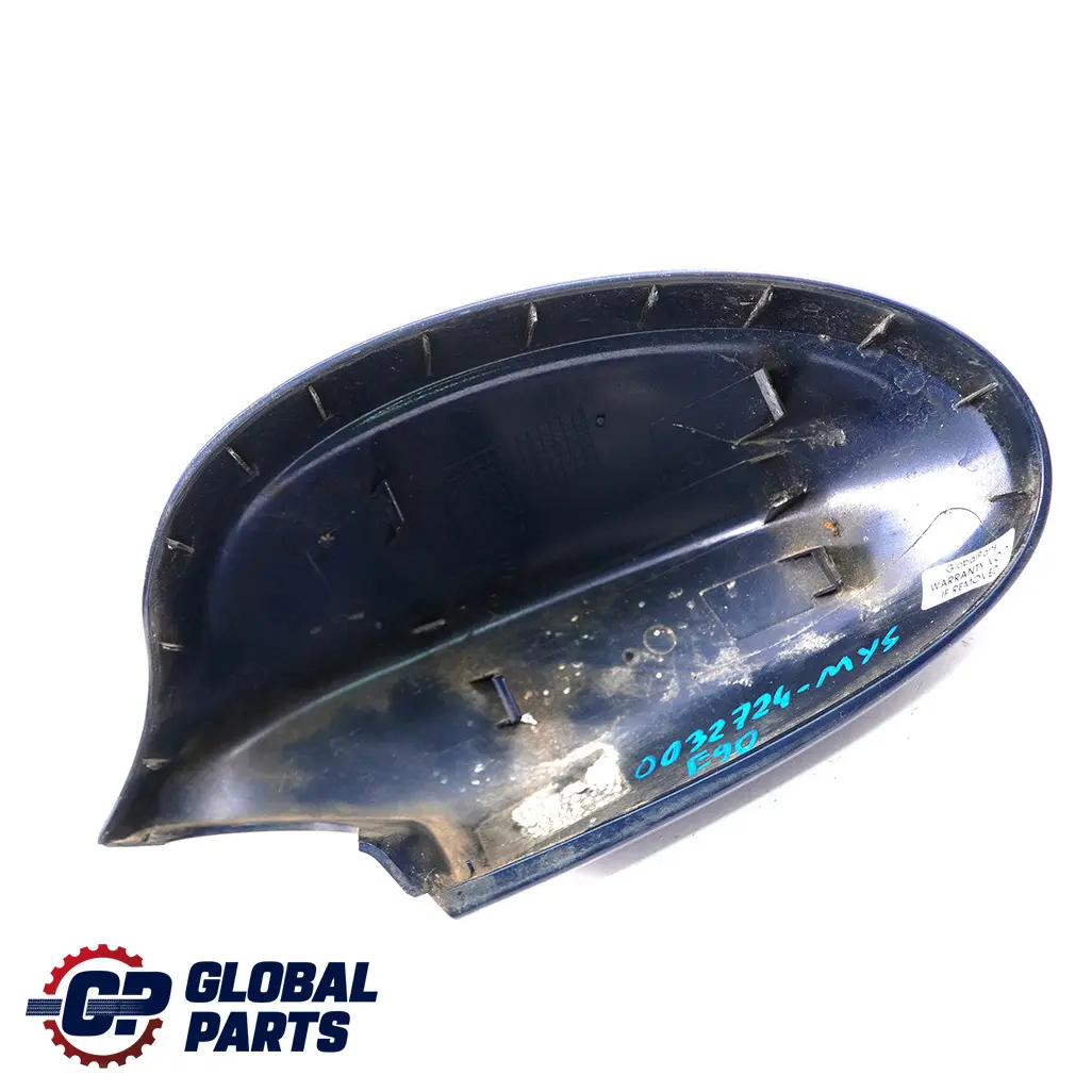 Right Cap Cover O/S Casing Wing Mirror Mysticblau Mystic Blue A07 to BMW 3 E90 E91 with Part number 0032724 BMW 3 E90 E91 Right Cap Cover O/S Casing Wing Mirror Mysticblau Mystic Blue A07 - SKU P0032724-MYS - Part number 0032724