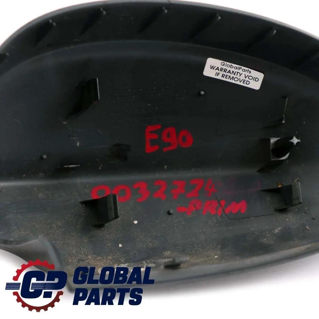 BMW 3 Series E90 E91 Right Cover Cap O/S Casing Outside Wing Mirror Primed - SKU P0032724-PRIM - Part number 0032724