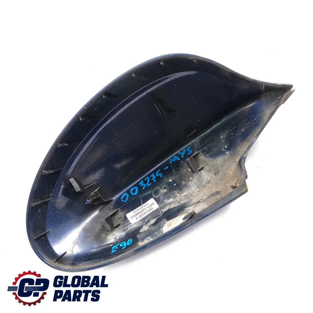 BMW 3 Series E90 E91 Left Cover Cap N/S Casing Wing Mirror Mysticblau Blue - SKU P0032725-MYS - Part number 0032725