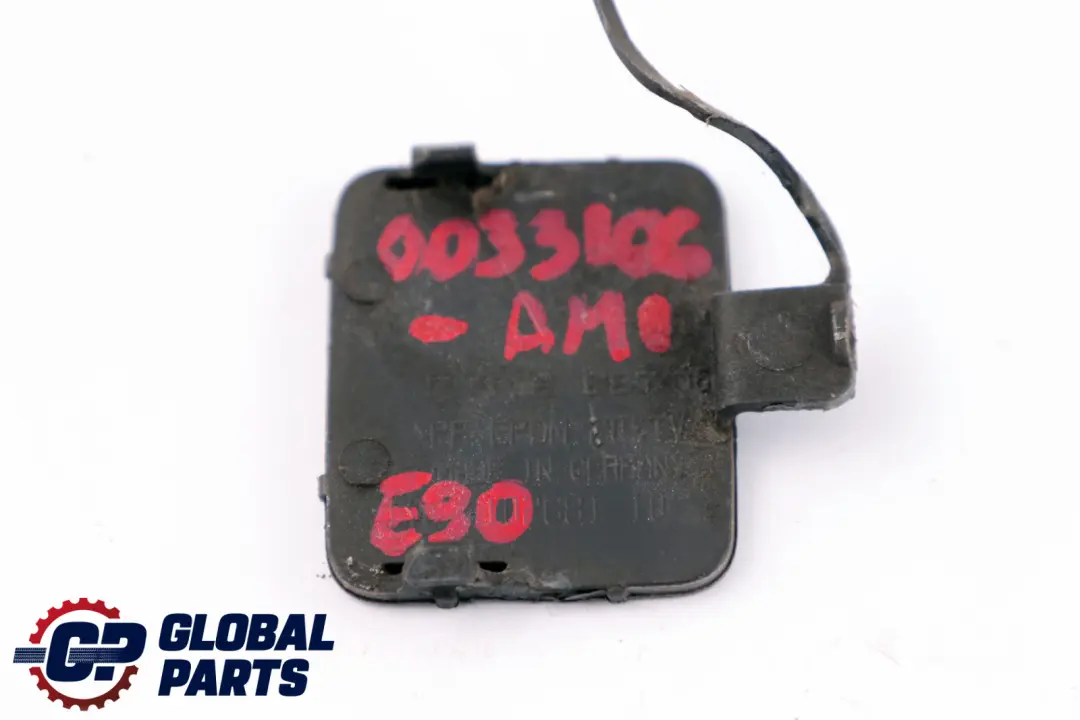 BMW 3 Series E90 E91 Front Bumper Towing Eye Flap Arktis Metallic - A34 7116687 - SKU P0033166-AM1 - Part number 0033166