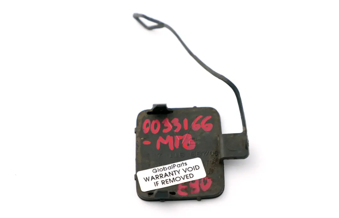 BMW 3 Series E90 E91 Front Bumper Flap Towing Eye Montegoblau Blue 7116687 - SKU P0033166-MTB - Part number 0033166