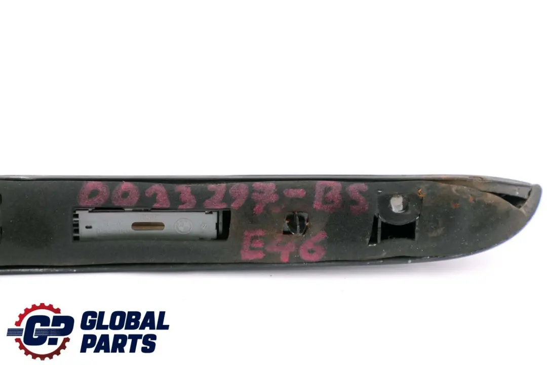 Trunk Lid Handle Grip Boot Black Sapphire Metallic to BMW 3 Series E46 Rear with Part number 0033297 BMW 3 Series E46 Rear Trunk Lid Handle Grip Boot Black Sapphire Metallic - SKU P0033297-BS - Part number 0033297