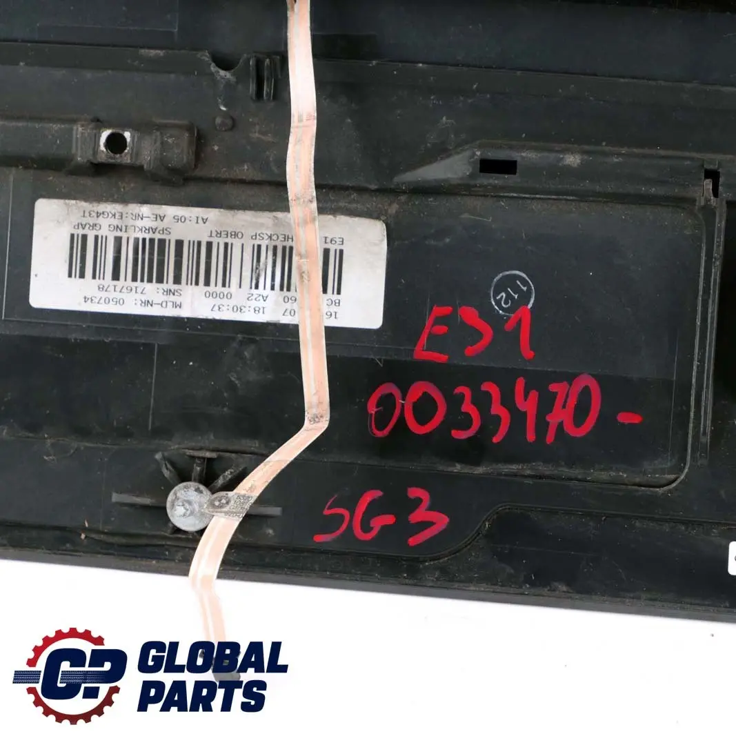 Trunk Lid Spoiler Rear Sparkling Graphite Metallic to BMW 3 Series E91 E91N LCI 3 with Part number 0033470 BMW 3 Series E91 E91N LCI 3 Trunk Lid Spoiler Rear Sparkling Graphite Metallic - SKU P0033470-SG3 - Part number 0033470