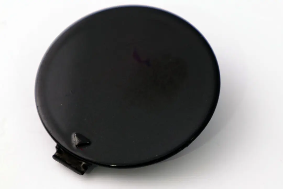 Flap Towing Eye Front Bumper Black Sapphire to BMW 1 Series E81 E87 LCI M Sport with Part number 0033763 BMW 1 Series E81 E87 LCI M Sport Flap Towing Eye Front Bumper Black Sapphire - SKU P0033763-BS - Part number 0033763