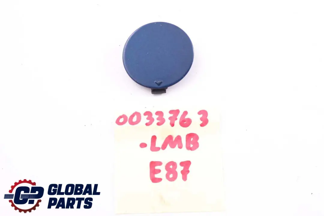 BMW 1 er E81 E87 Klappe Abschleppöse Frontstoßstange Le Mans Blau Metallic - SKU P0033763-LMB - Teilenummer 0033763