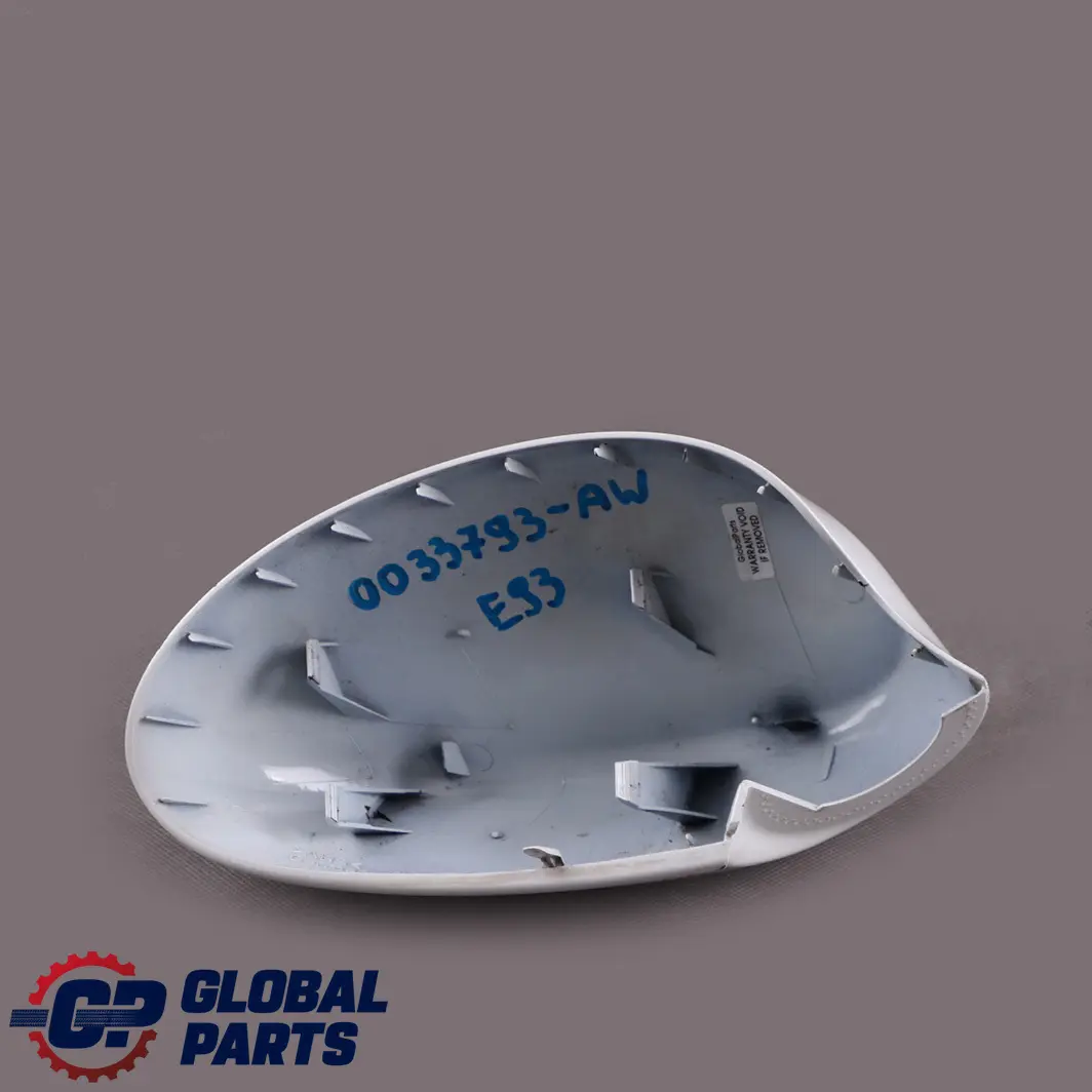 Tapa Izquierda Carcasa Espejo Retrovisor Alpinweiss Blanco 300 para BMW E92 E93 con número de pieza 0033793 BMW E92 E93 Tapa Izquierda Carcasa Espejo Retrovisor Alpinweiss Blanco 300 - SKU P0033793-AW - Número de pieza 0033793