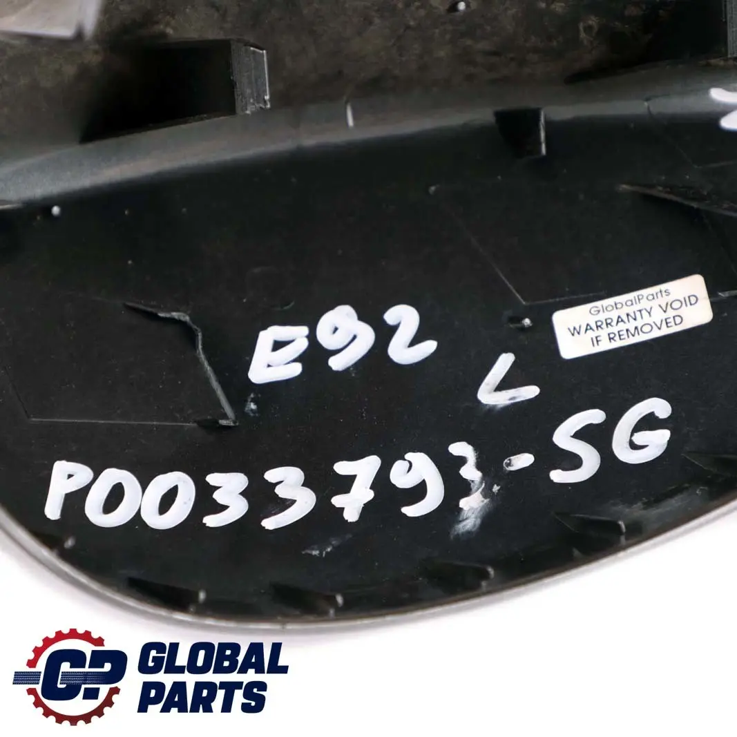 Cap Left N/S Casing Housing Wing Mirror Sparkling Graphite A22 to BMW E92 E93 Cover with Part number P0033793 BMW E92 E93 Cover Cap Left N/S Casing Housing Wing Mirror Sparkling Graphite A22 - SKU P0033793-SG - Part number P0033793