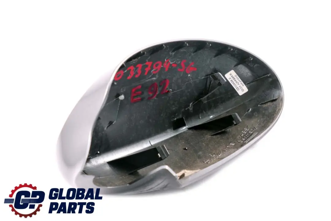 BMW 3 Series E92 E93 Right Cover Cap O/S Casing Wing Mirror Sparkling Graphite - SKU P0033794-SG - Part number 0033794