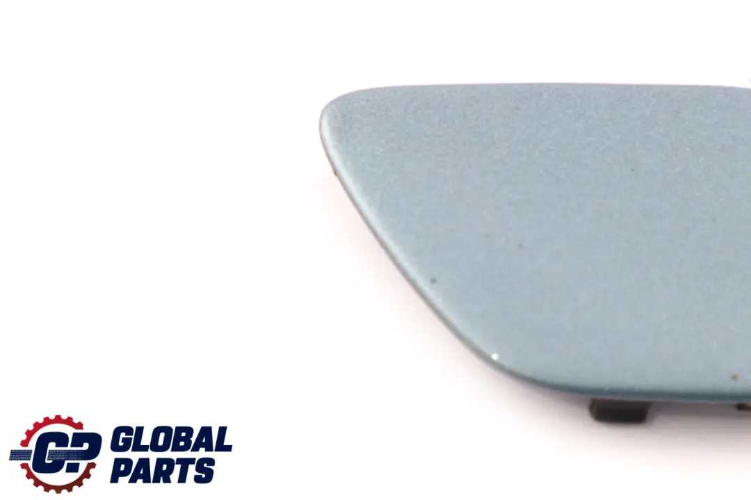 Front Bumper Flap Towing Hook Eye Atlantikblau Blue to BMW 3 Series E92 E93 with Part number 7128243 BMW 3 Series E92 E93 Front Bumper Flap Towing Hook Eye Atlantikblau Blue - SKU P0034358-ATL - Part number 7128243