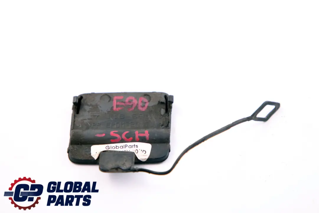 BMW 3 Series E90 Flap Towing Eye Rear Bumper Schwarz 2 Black 668 - SKU P0034445-SCH - Part number 7116690