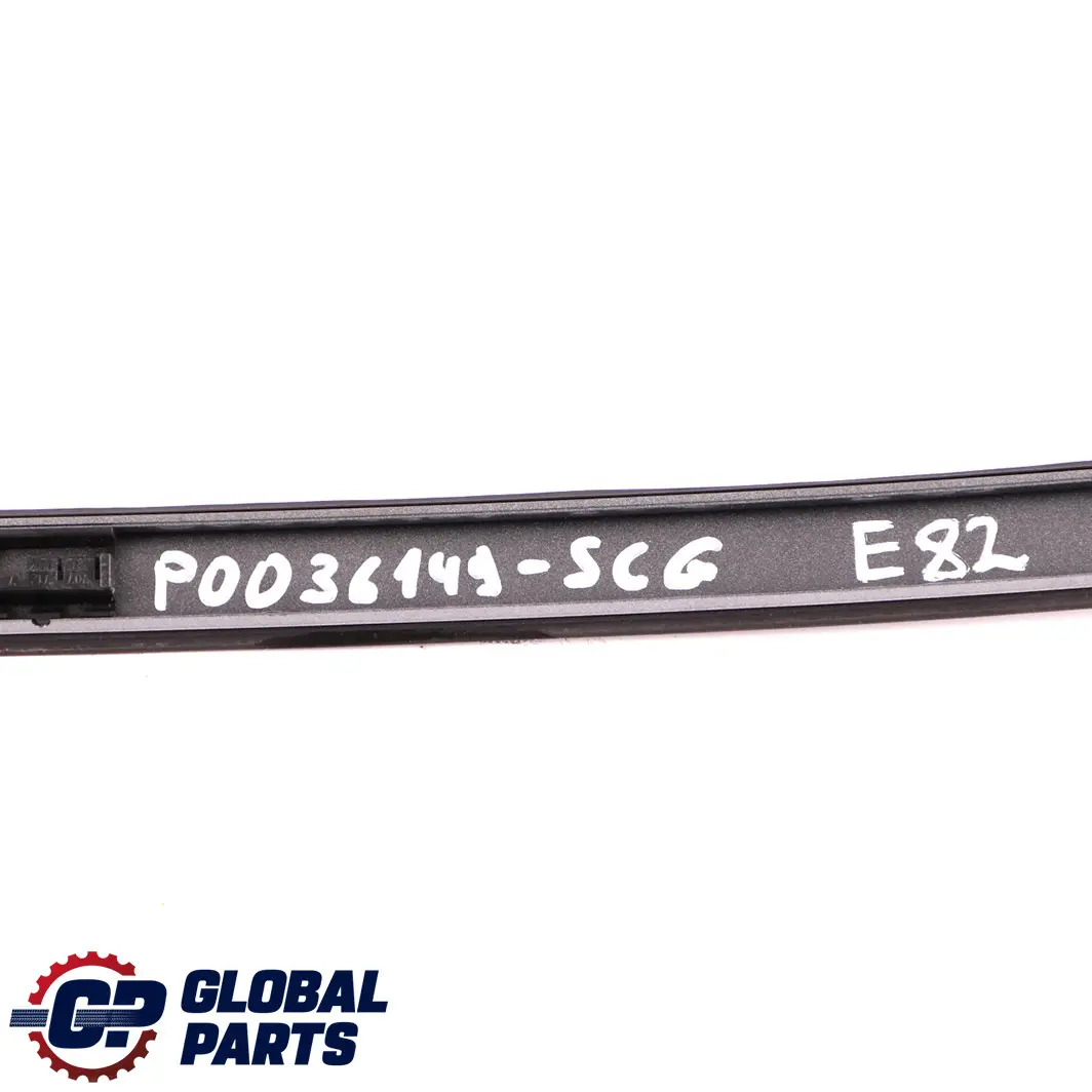 BMW 1 E82 Coupe Left N/S Roof Moulding Railing Trim Spacegrau Space Grey A52 - SKU P0036149-SCG - Part number 0036149