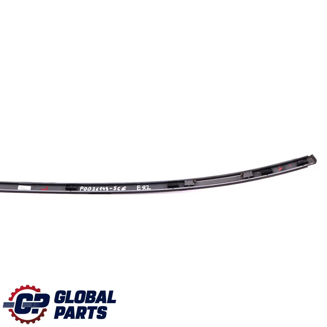BMW E82 Coupe Roof Strip Moulding Railing Trim Left N/S Spacegrau Space Grey A52 - SKU P0036149-SCG - Part number 0036149