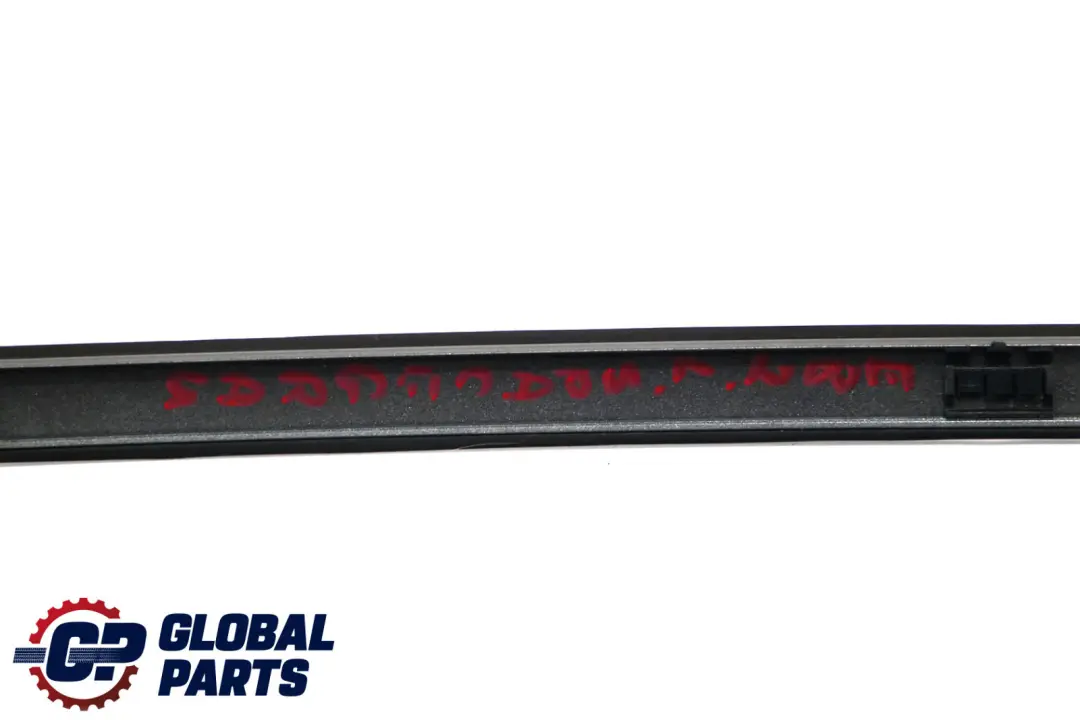 Left N/S Roof Moulding Railing Trim Spacegrau Metallic - A52 to BMW E82 with Part number 0036149 BMW E82 Left N/S Roof Moulding Railing Trim Spacegrau Metallic - A52 - SKU P0036149-SG - Part number 0036149
