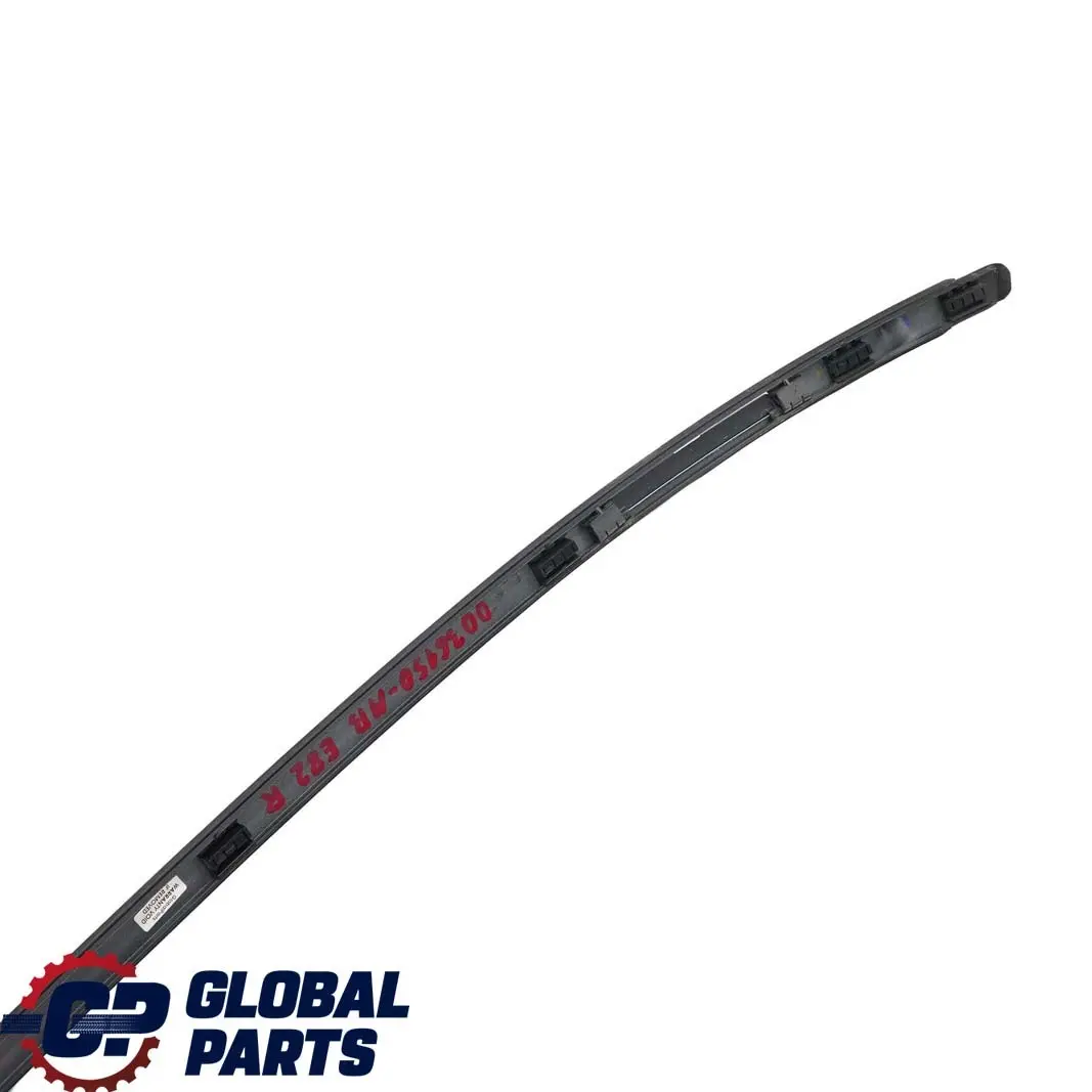 BMW 1 E82 Coupe Right O/S Roof Moulding Railing Trim Monacoblau Monaco Blue A35 - SKU P0036150-MB - Part number 0036150
