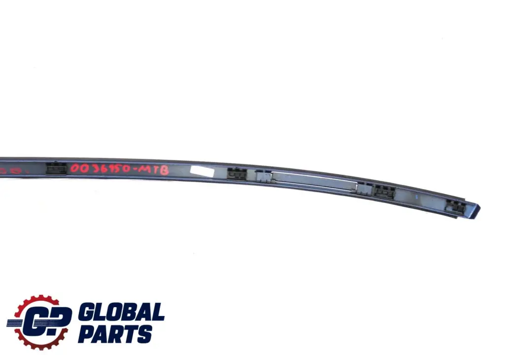 Right O/S Roof Moulding Railing Trim Montegoblau Metallic Blue to BMW 1 Series E82 with Part number 0036150 BMW 1 Series E82 Right O/S Roof Moulding Railing Trim Montegoblau Metallic Blue - SKU P0036150-MTB - Part number 0036150