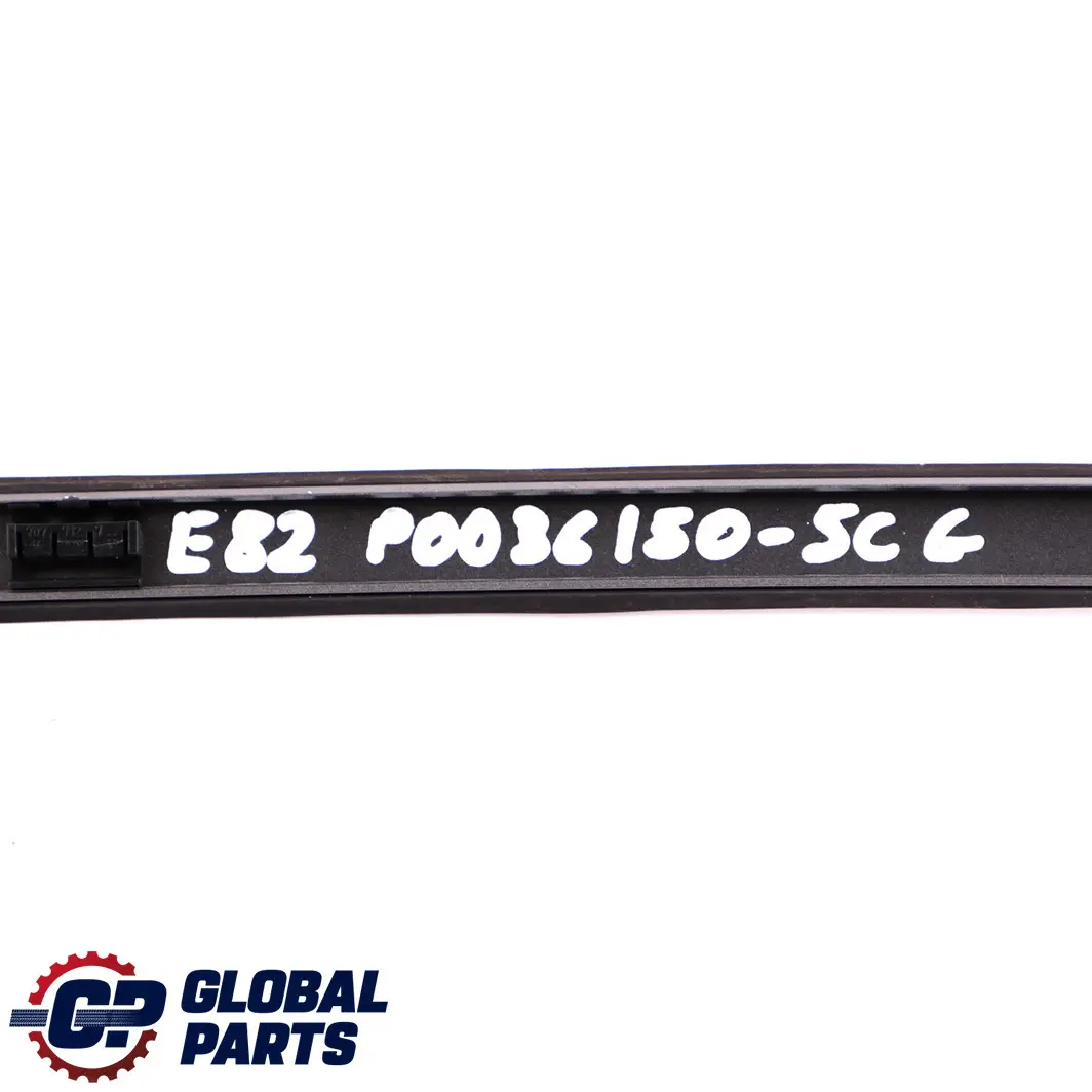 BMW 1 E82 Coupe Right O/S Roof Moulding Railing Trim Spacegrau Space Grey A52 - SKU P0036150-SCG - Part number 0036150