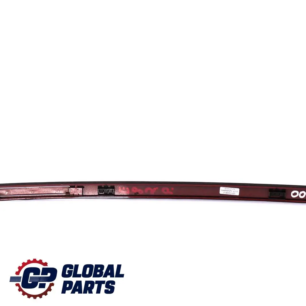 BMW E82 Coupe Right O/S Roof Moulding Railing Trim Vermilionrot Red - A82 - SKU P0036150-VER - Part number 0036150