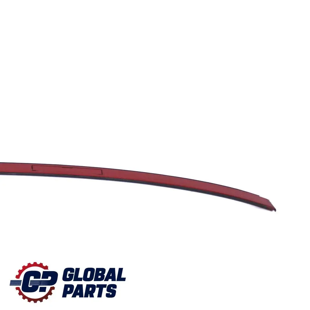 BMW E82 Coupe Right O/S Roof Moulding Railing Trim Vermilionrot Red - A82 - SKU P0036150-VER - Part number 0036150
