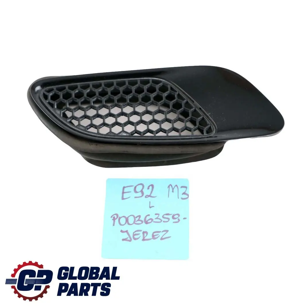 BMW 3 E90 E92 M3 Front Trim Left N/S Frame Grille Hood Jerezschwarz A73 Black - SKU P0036359-JEREZ - Part number 0036359