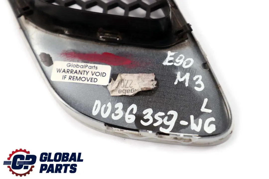 BMW 3 er E90 E92 E93 M3 Vorne Links Rahmen Ziergitter Weißes Gold 8042977 - SKU P0036359-WG - Teilenummer 0036359